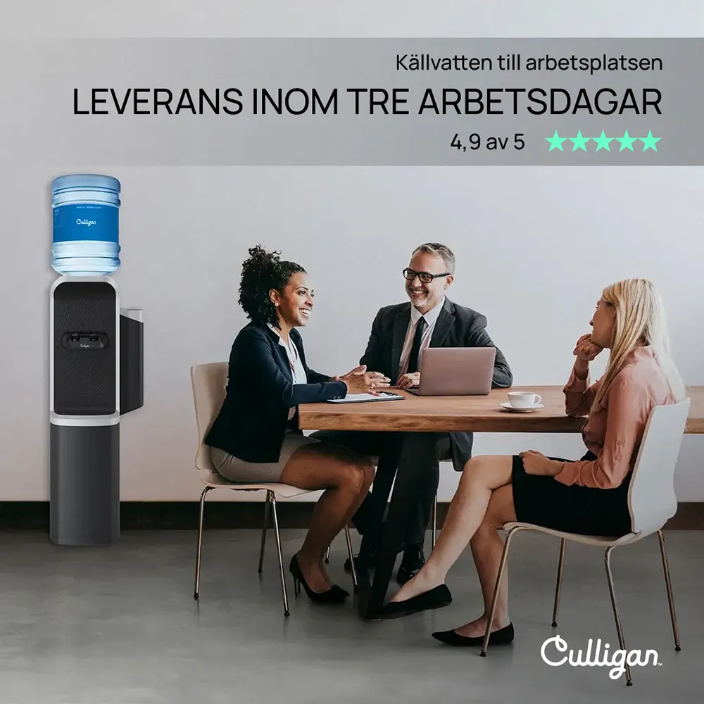 Källvatten till arbetsplatsen